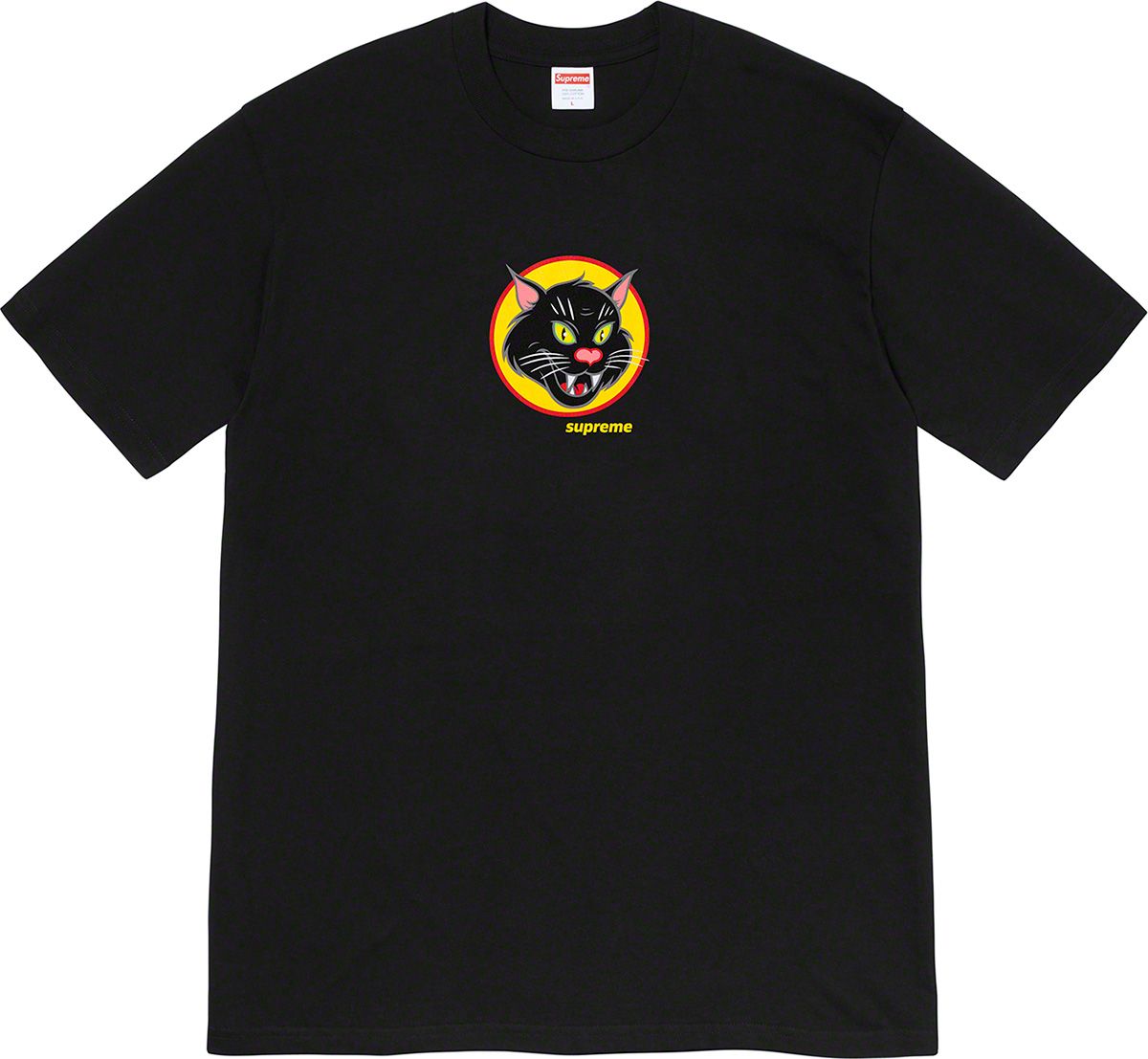 supreme black cat Tシャツ Supreme Black Cat Tee (SS24) - $44