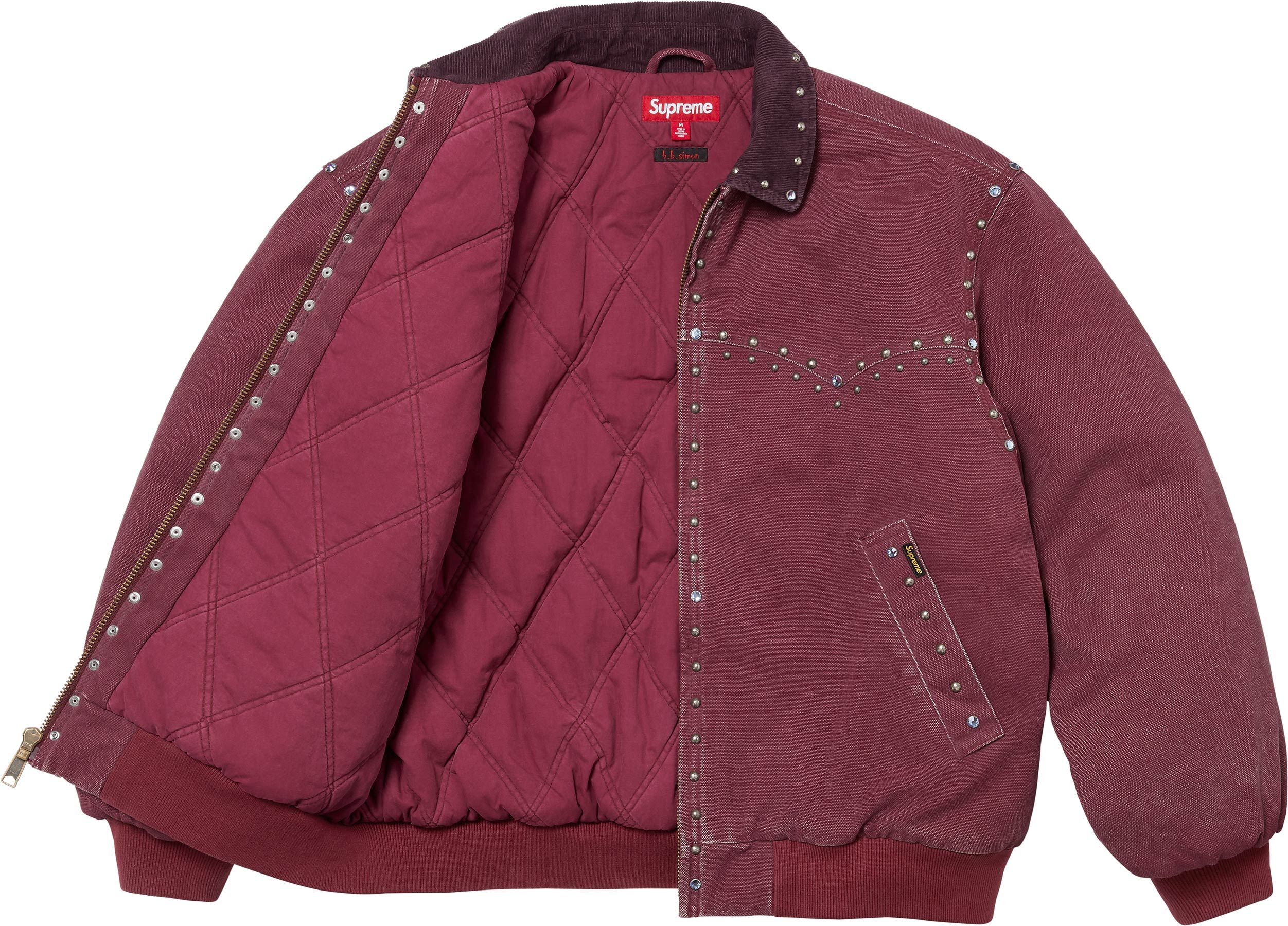 ジャケット・アウター Supreme b.b. Simon Studded Work Jacket Fall/Winter 2024 Preview – Supreme