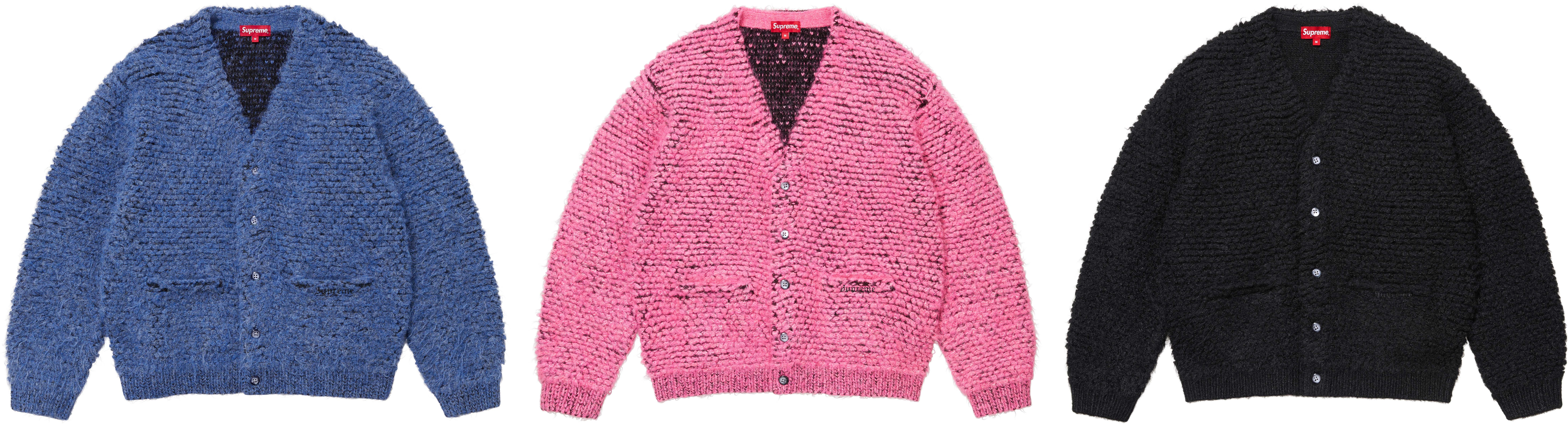 トップス Supreme Brushed Mohair Cardigan Supreme Brushed Mohair Cardigan (FW20) - $188