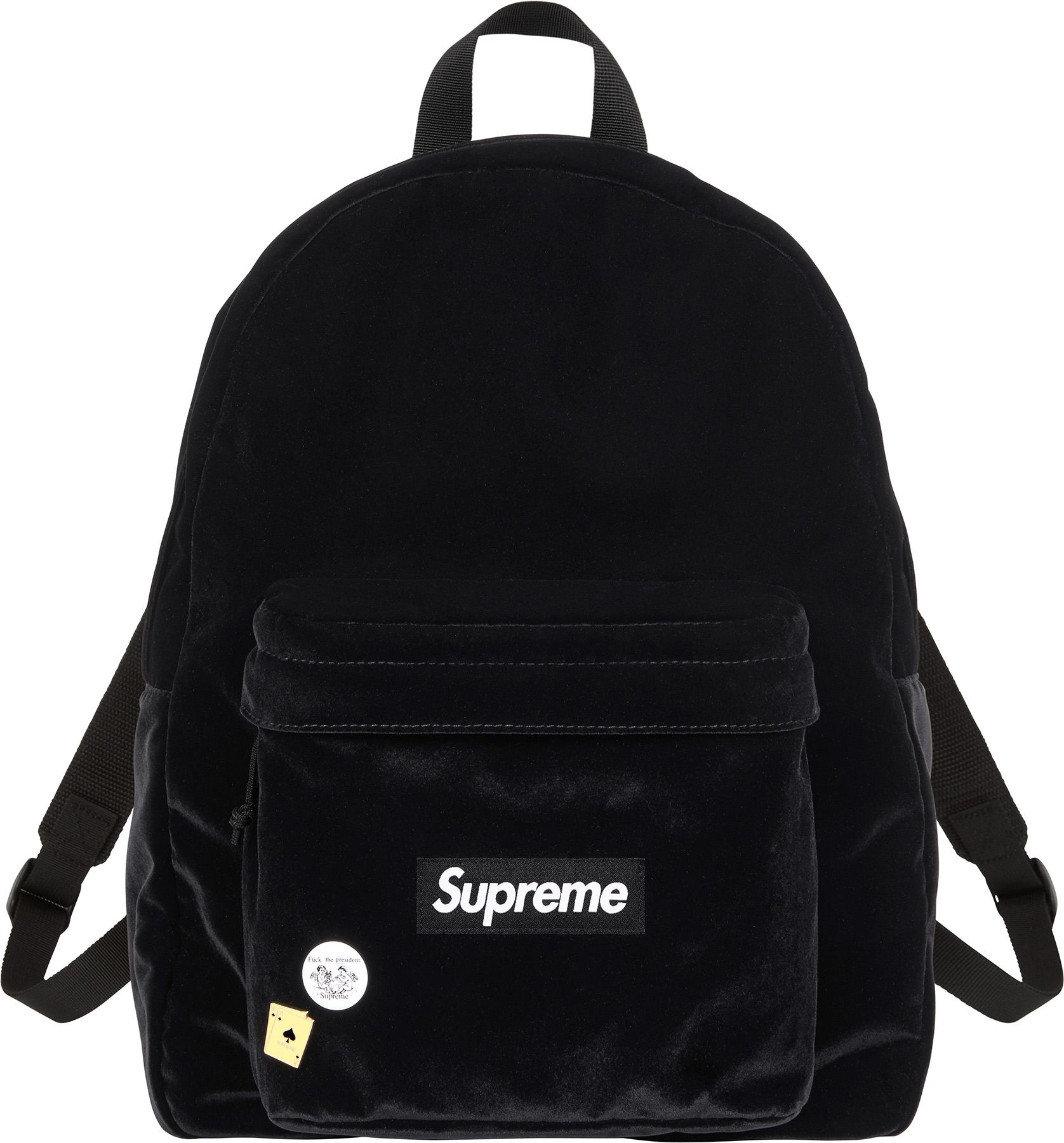 Supreme Velvet Backpack ブラック 黒 新品 Fall/Winter 2025 Preview – Supreme