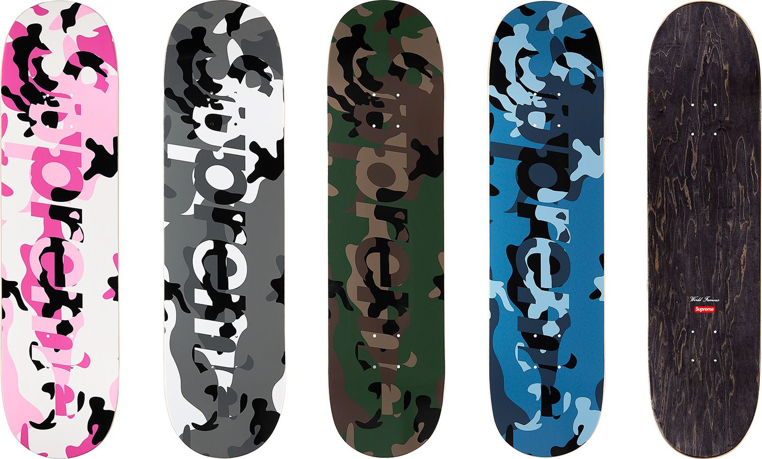 Supreme Camo Logo Skateboard シュリンク付　新品 Fall/Winter 2020 Preview – Supreme