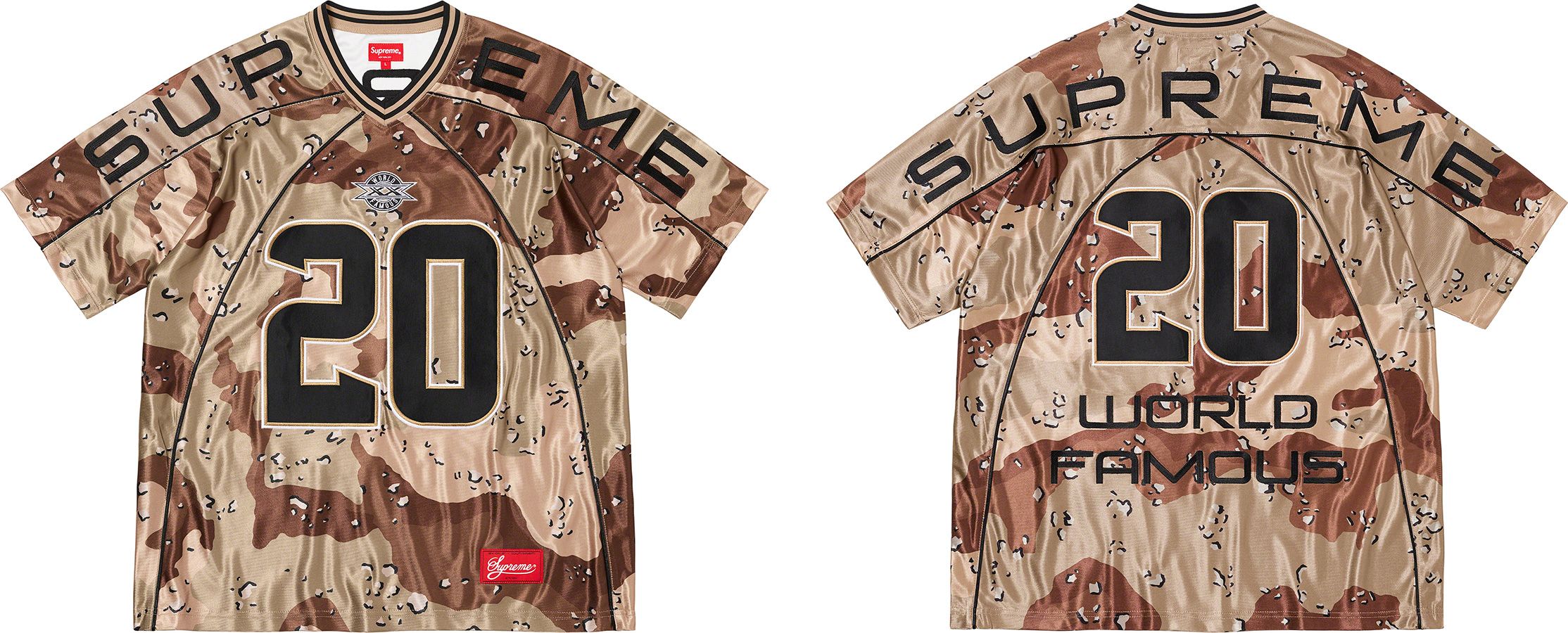Supreme シュプリーム 20AW Paneled Jersey Supreme Paneled Jersey (FW20) - $118