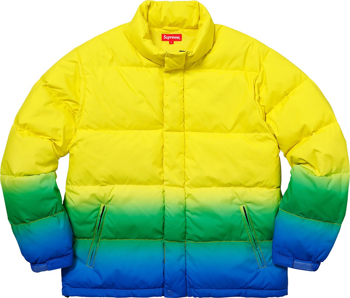 【18SS】supremeシュプリームGradient Puffy jacket 58ff4ca1f1a1abfebcbe444b2f2f04