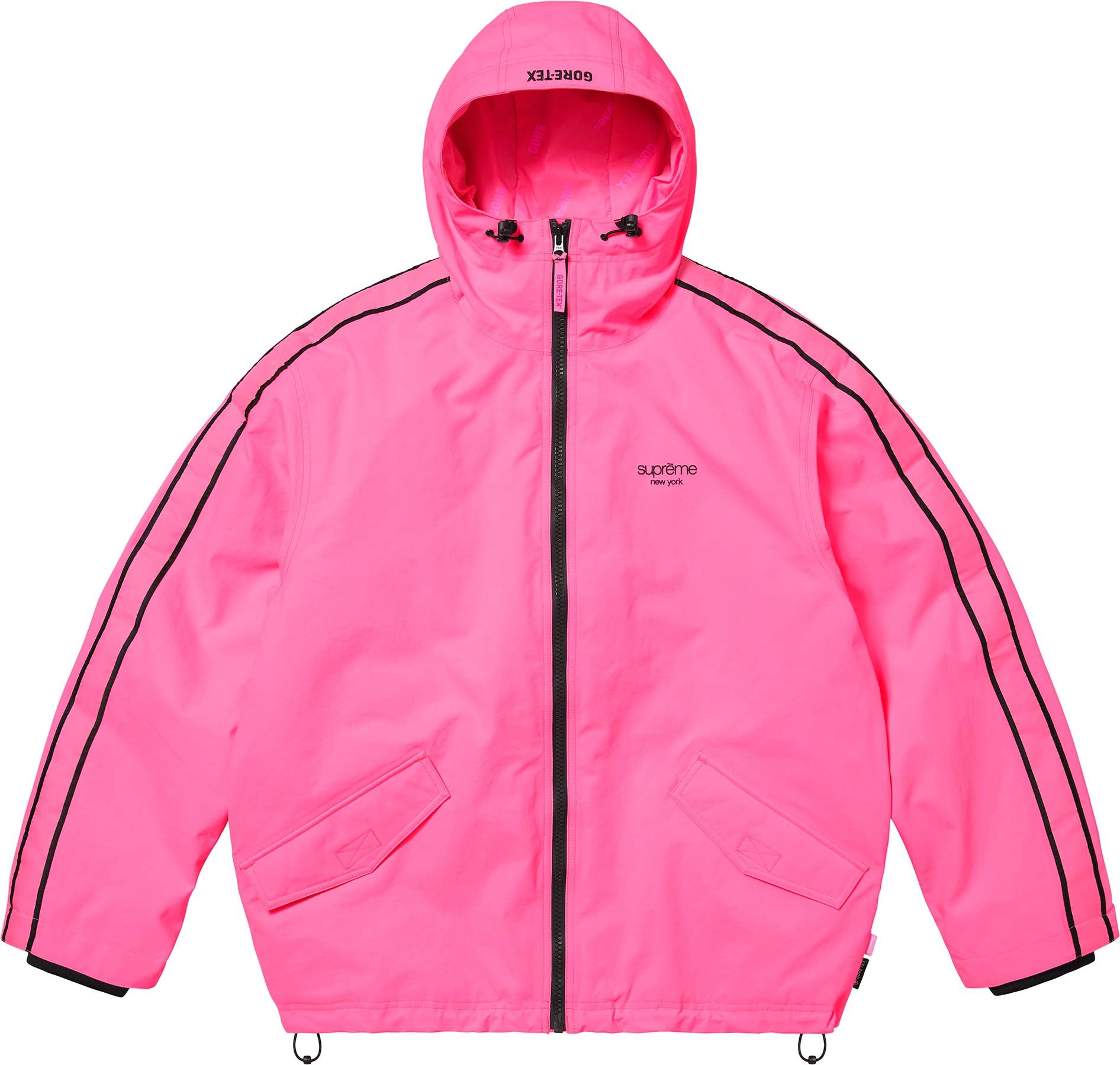 ジャケット・アウター supreme GORE-TEX Stripe Hooded Jacket Supreme GORE-TEX Stripe Hooded Jacket Olive | eBay