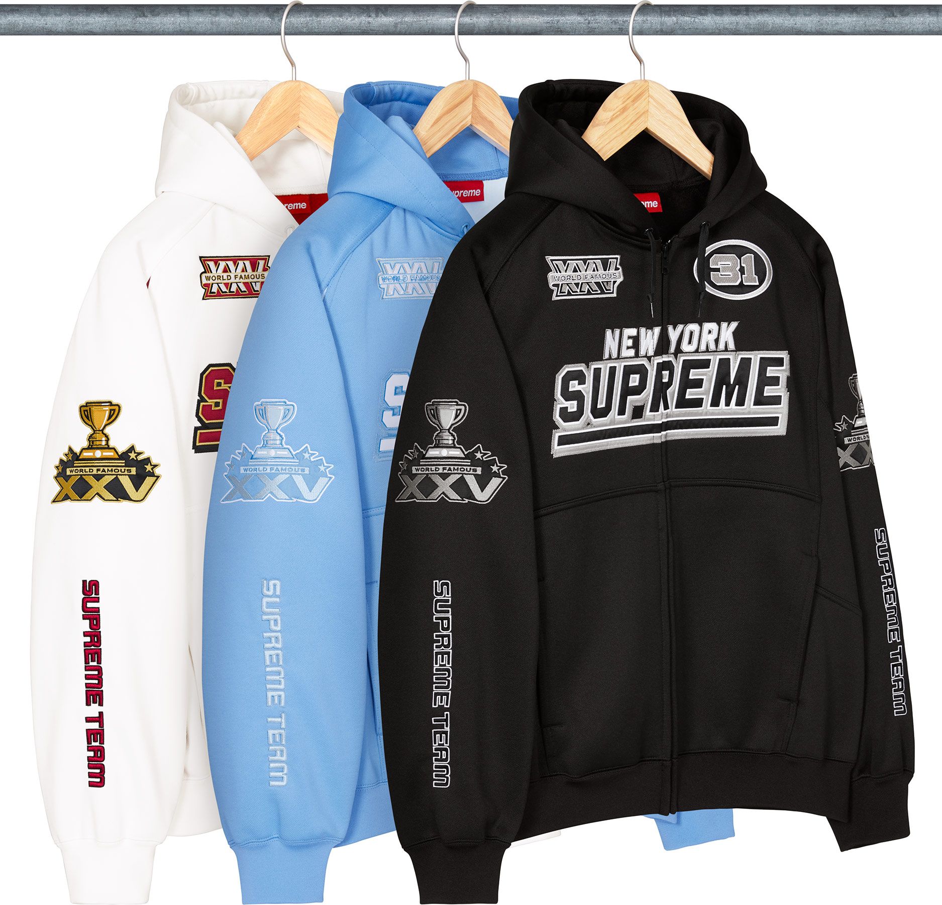 ジャケット・アウター Supreme Football Zip Up Hooded Supreme Football Zip Up Hooded Sweatshirt (SS24) - $178