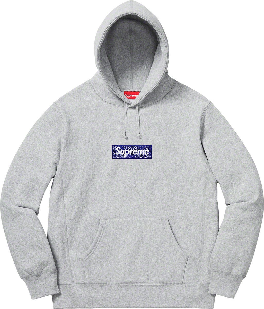 【定価12万】Supreme bandana box logo hooded Fall/Winter 2019 Preview – Supreme