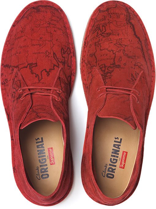 靴 Clarks/Supreme Map Suede Desert Boot Clarks®/Supreme – Gallery – Supreme