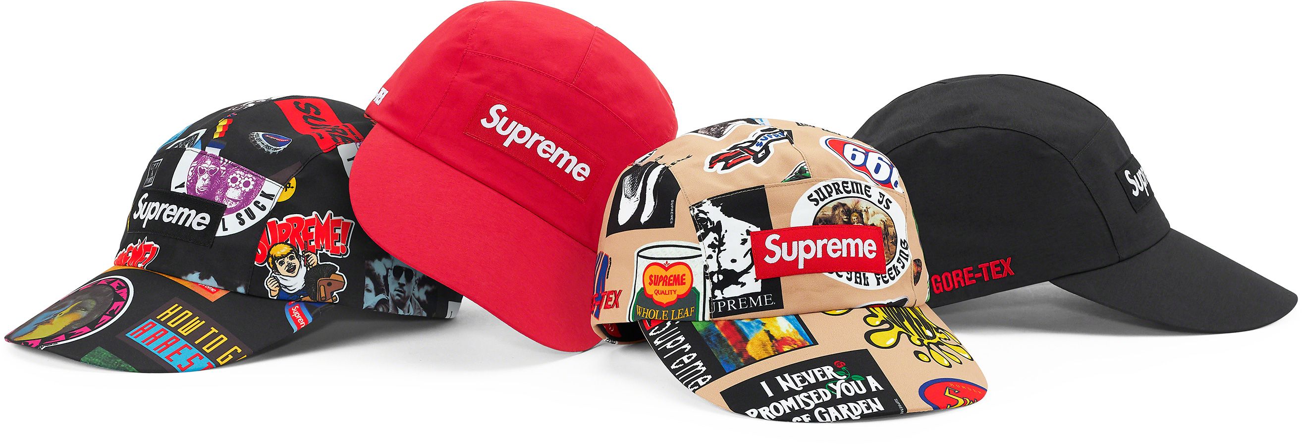 帽子 Supreme 20SS GORE-TEX LONG BILL CAMP CAP Supreme GORE-TEX Long Bill Camp Cap (SS20) - $60