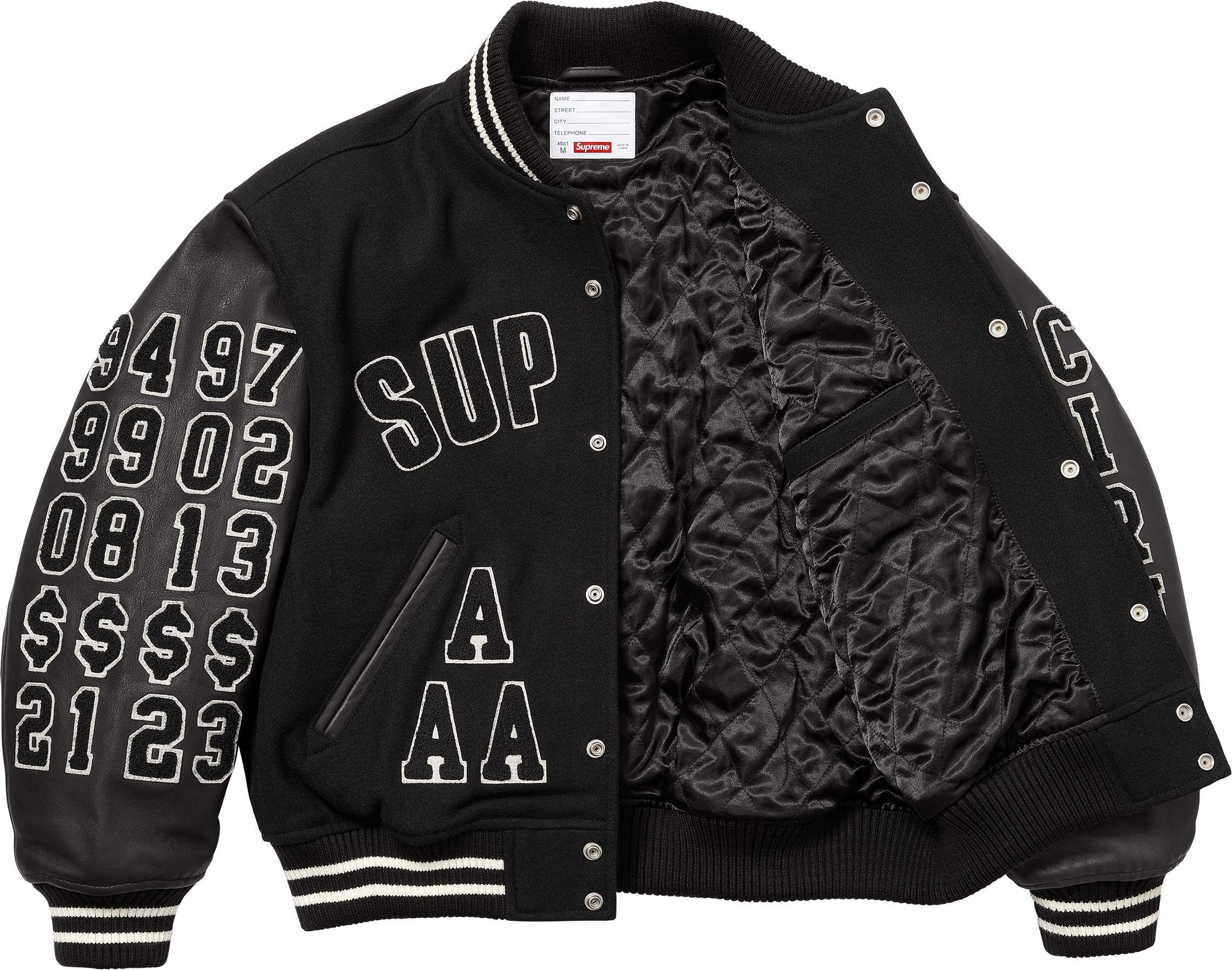 c*a様 Supreme 05aw NY1994 Varsity Jacket c*a様 Supreme 05aw NY1994 Varsity Jacket