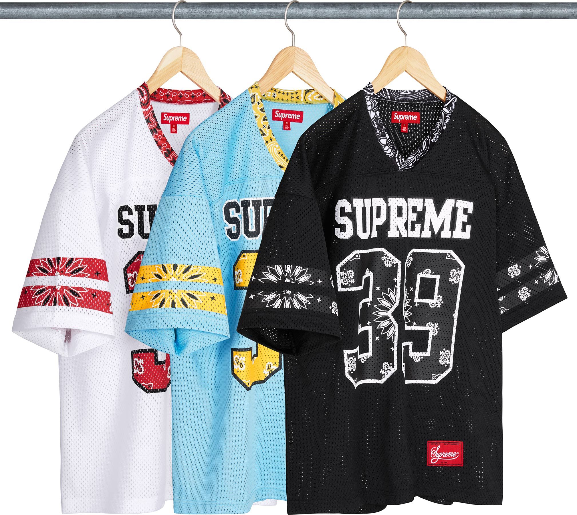 シャツ Supreme bandana Football Jersey L Supreme Bandana Football Jersey – Hidden Hype Clothing
