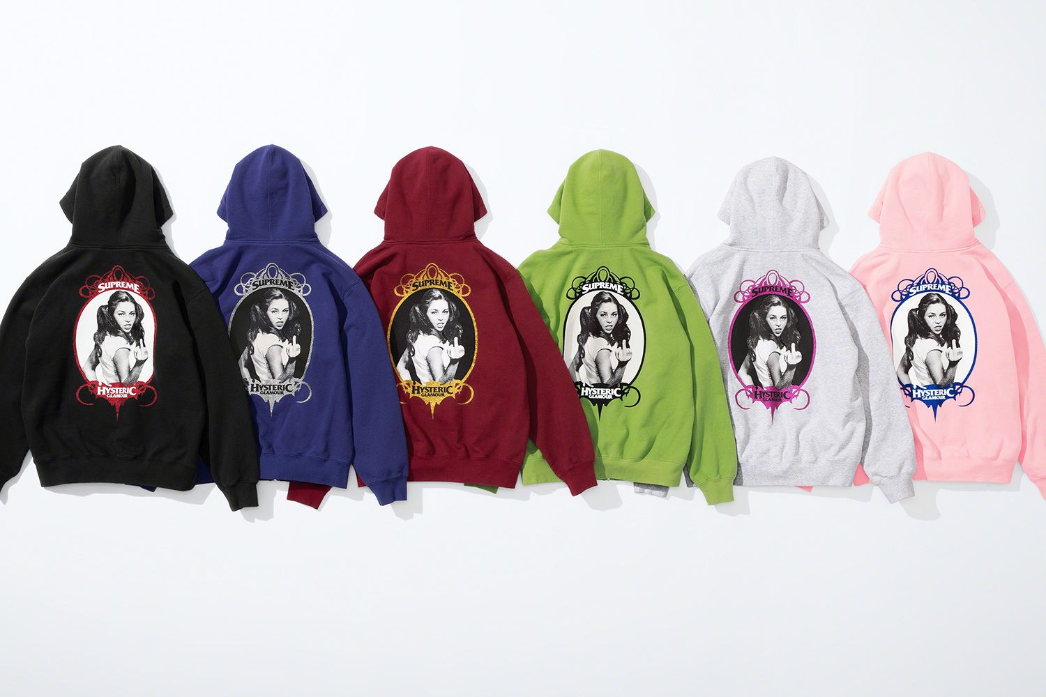 HYSTERIC GLAMOUR × Supreme スウェット 青 HYSTERIC GLAMOUR × Supreme スウェット 青 SS21 Supreme