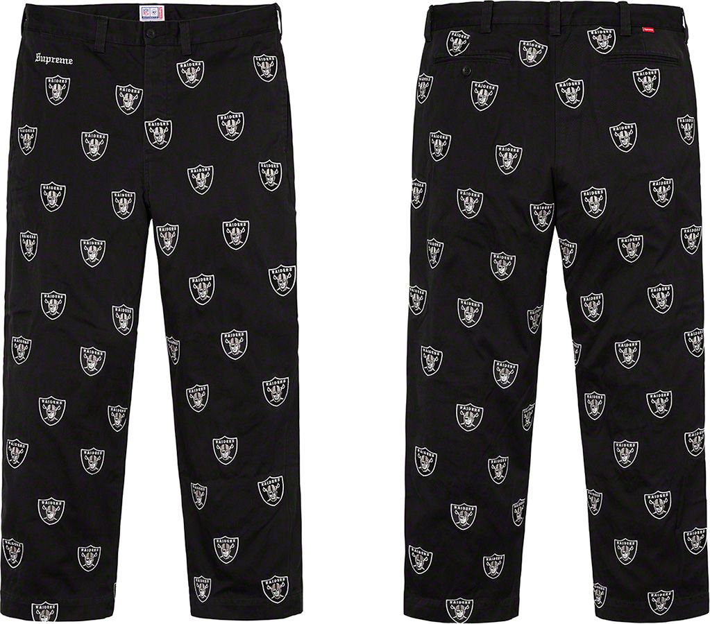 Supreme NFL Raiders Twill レイダースハーフパンツ　S Supreme NFL Raiders '47 Twill Short (SS19) - $118