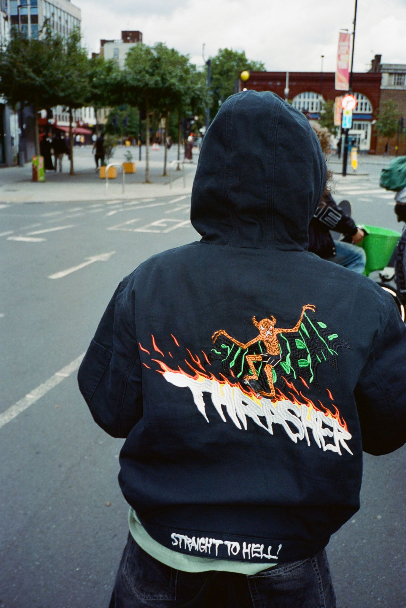 THRASHER ✖︎ supreme Supreme Thrasher Multi Logo Zip Up Hooded Sweatshirt (FW21