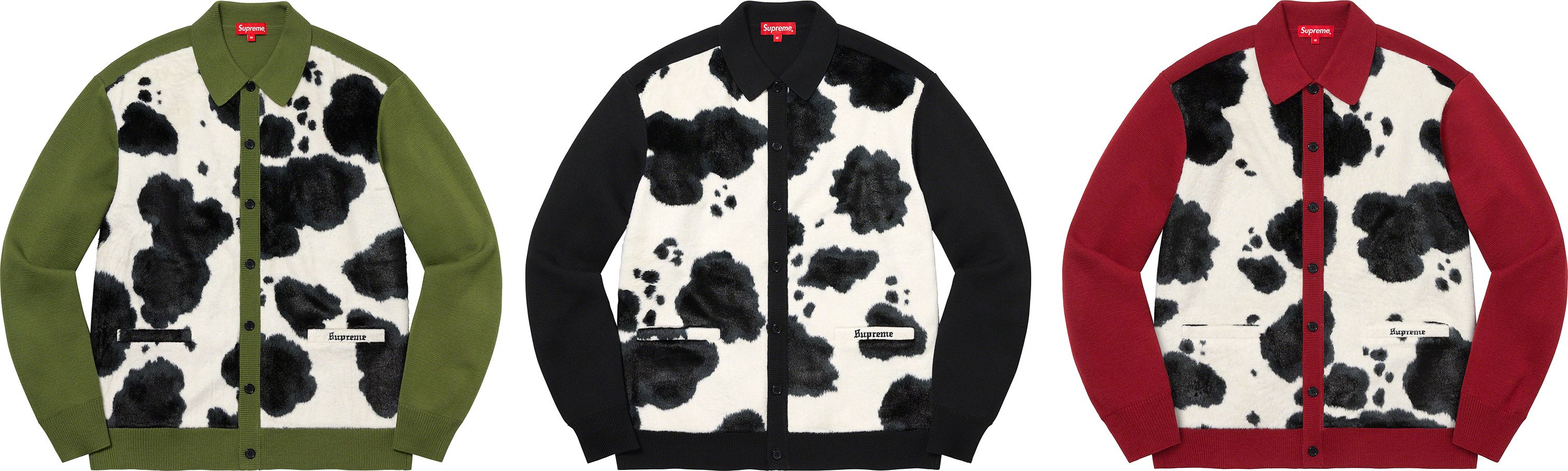 Supreme Cow Print Cardigan サイズM Fall/Winter 2021 Preview – Supreme