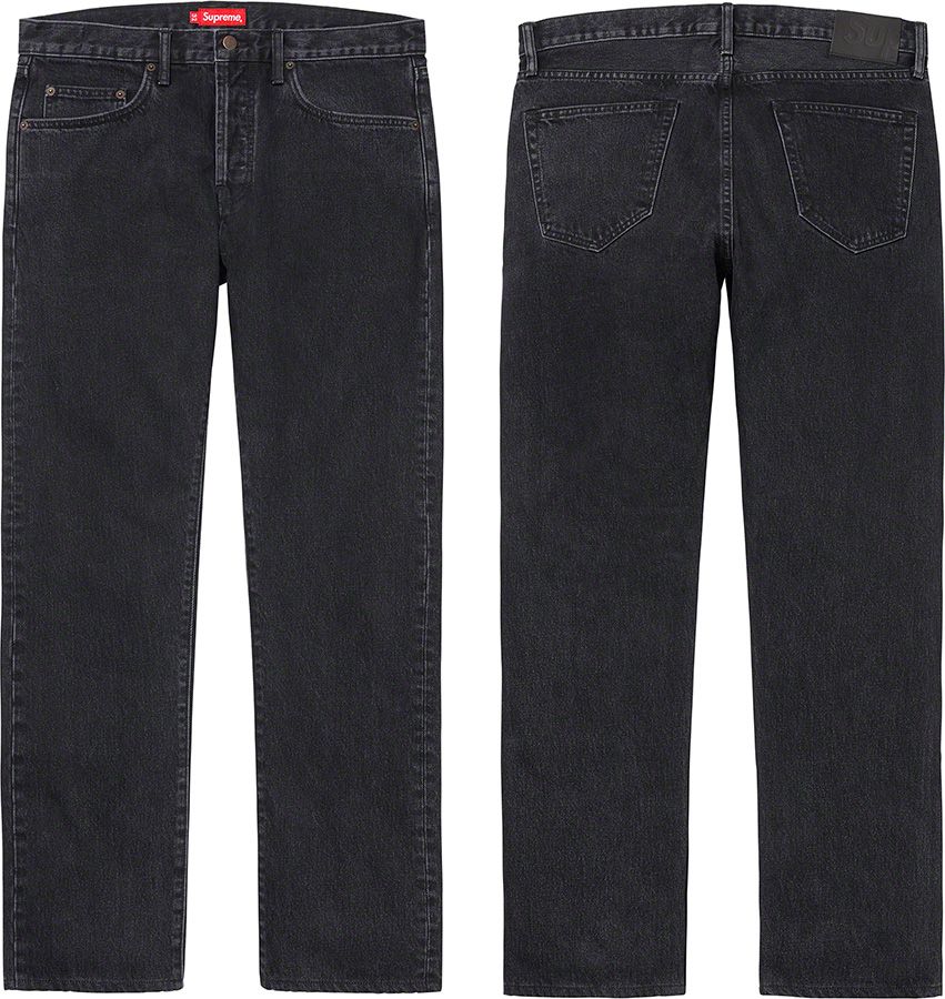 パンツ Supreme Slim Jeans black 30 Stone Washed Black Slim Jean – Supreme