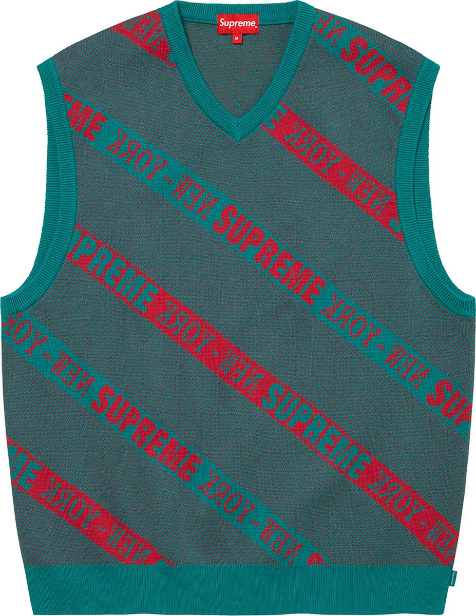 supreme 21ss stripe sweater vest マルチカラー Supreme Stripe Sweater Vest (SS21) - $138