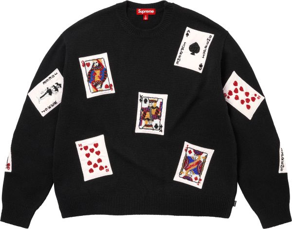 Beaded Cards Sweater