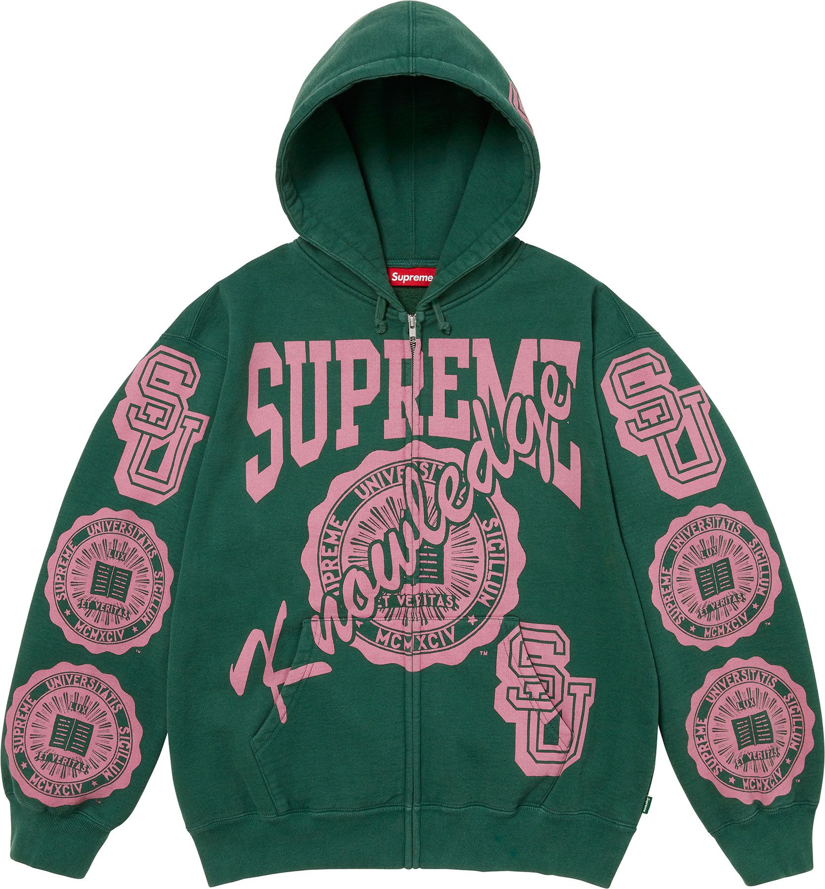 トップス Supreme S Logo Zip Up Hooded Sweatshirt Supreme S Logo Zip Up Hooded Sweatshirt (FW23) - $168