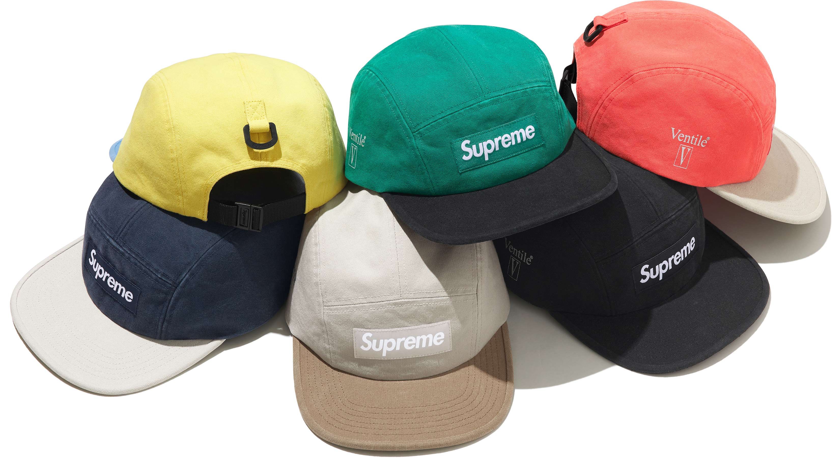 帽子 Supreme Damien Hirst Camp Cap Supreme Damien Hirst Camp Cap Black - SS25 - US