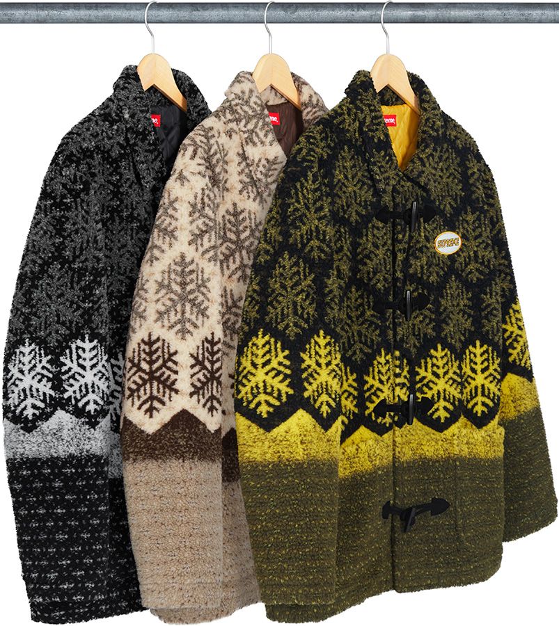 Supreme 18FW Sherpa Lined Nylon Zip Up Jacket Black/ シュプリーム ジャケット Supreme Sherpa Lined nylon zip up Jacket.