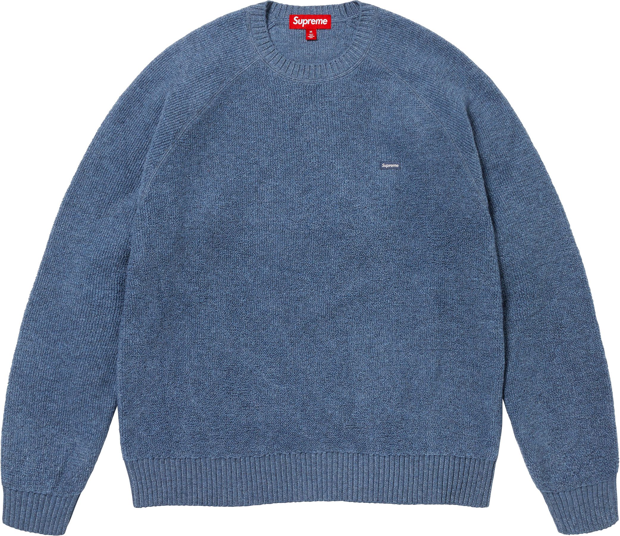 Supreme Terry Small Box Sweater ヘザーグレー Supreme Terry Small Box Sweater (FW24) - $148
