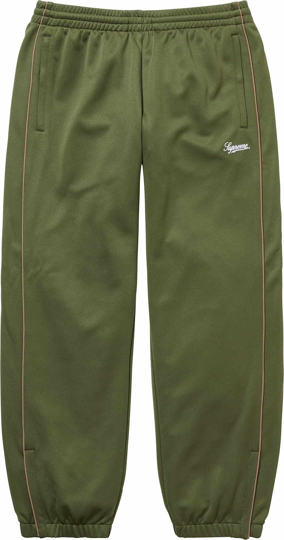 supreme tricot track jacket pant セットアップ Supreme Tricot Track Jacket Black Olive Light Blue SS24
