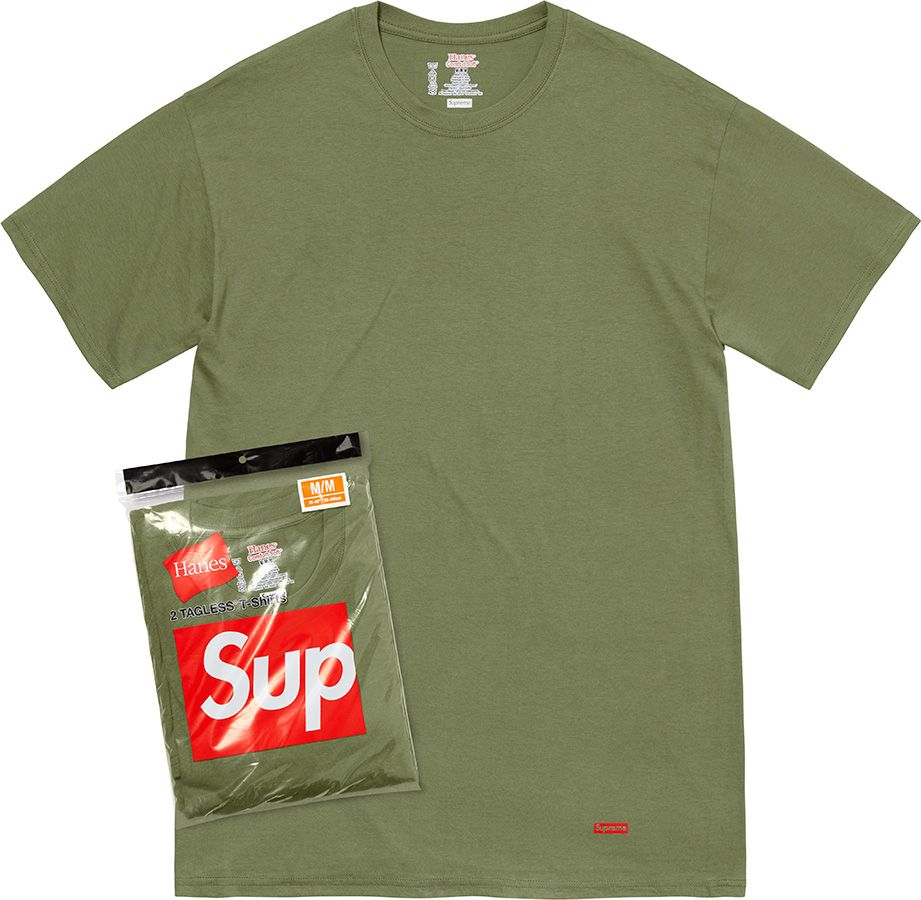 Supreme × HanesTagless Tank Tops 3 Pack Supreme Hanes Tagless Tank Tops (3 Pack) (SS22) - $28