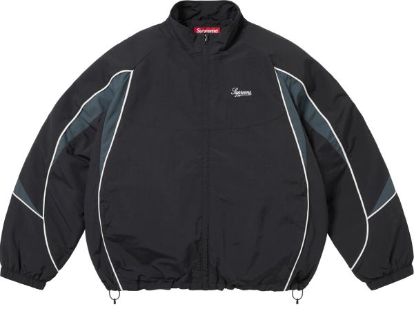 Contrast Piping Track Jacket