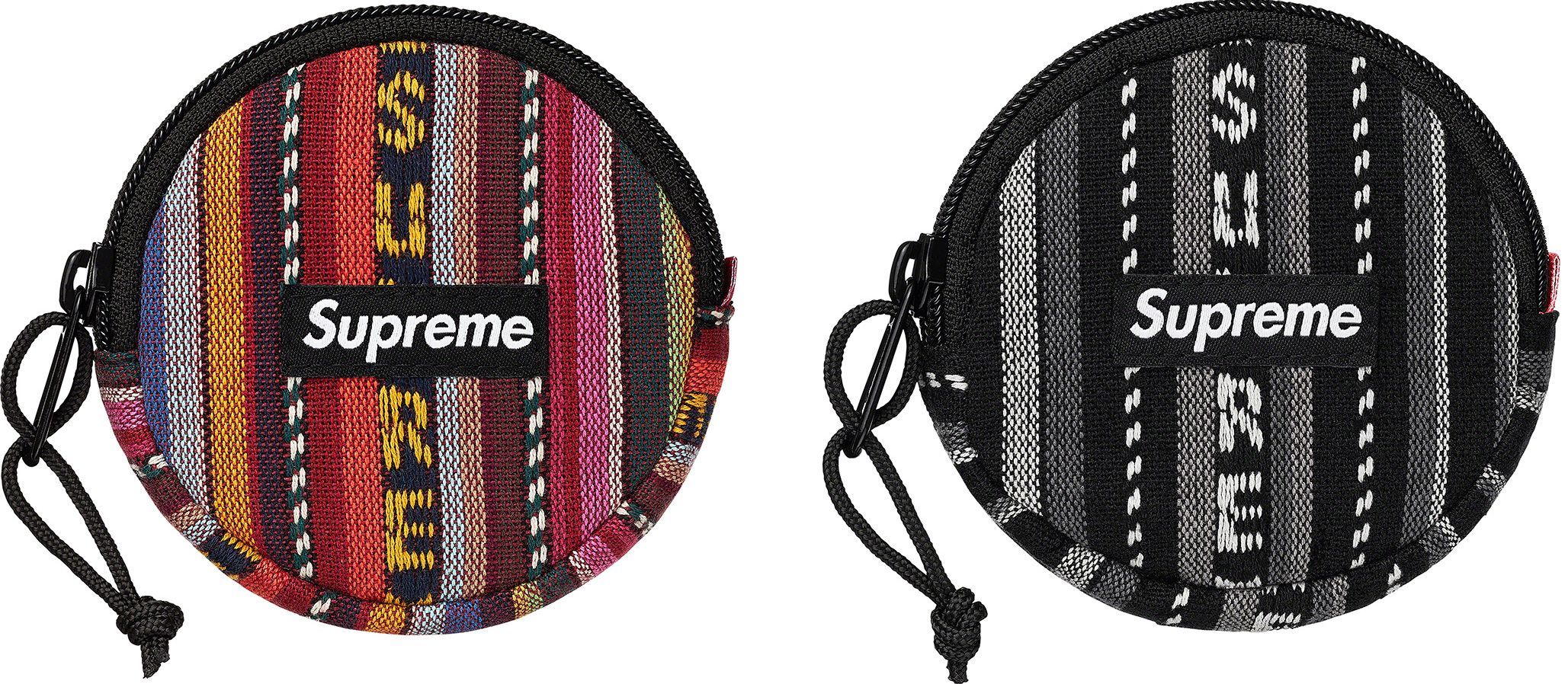 Supreme 20SS Woven Stripe Coin Pouch新品 Supreme Woven Stripe Coin Pouch Multicolor - SS20 - US