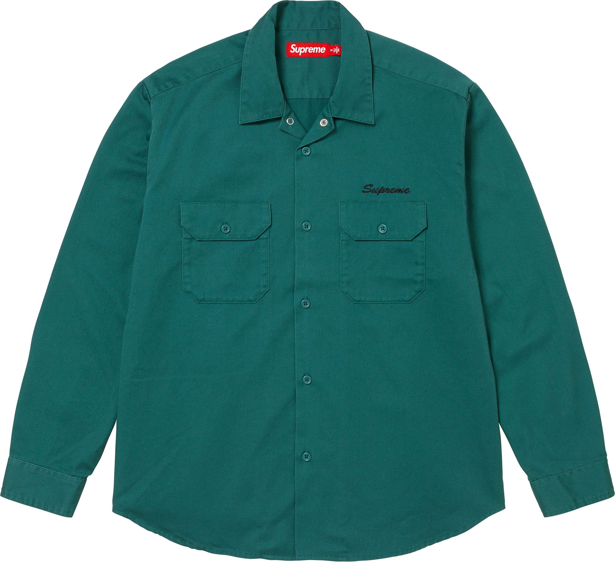 トップス Supreme Faux Shearling Lined Work Shirt Supreme Faux Shearling Lined Work Shirt (FW24) - $158