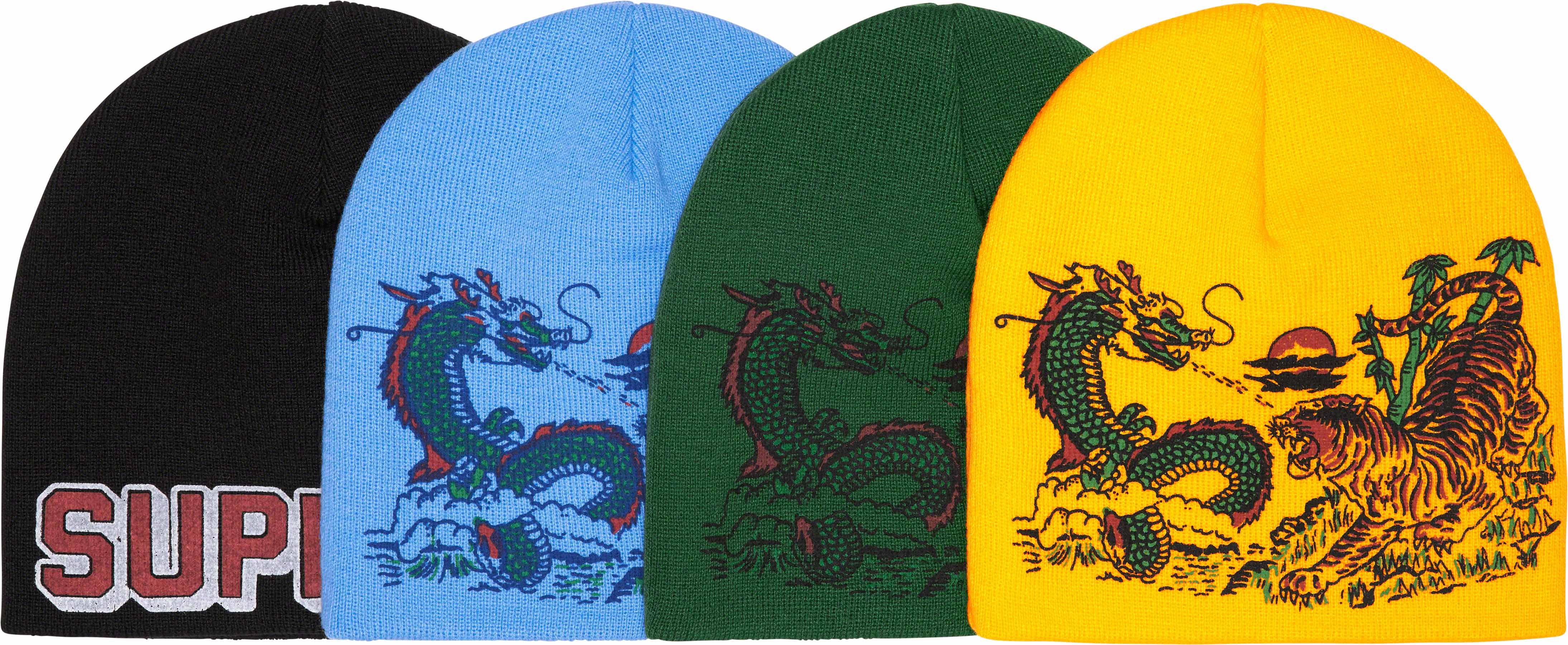 supreme New Era® Psalm Beanie Supreme New Era Psalm Beanie Black - FW23 - US