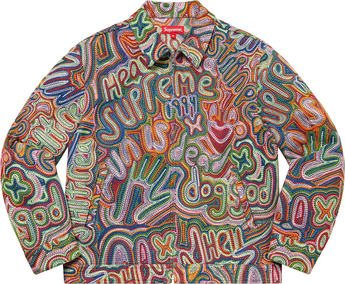 じ*ん様 supreme chains quilted jacket ジャケット Supreme Chains Quilted Jacket (FW20) - $198
