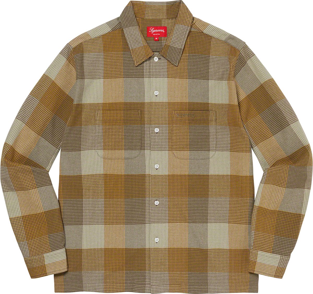 トップス supreme pullover plaid flannel shirt Supreme Pullover Plaid Flannel Shirt (SS23) - $128