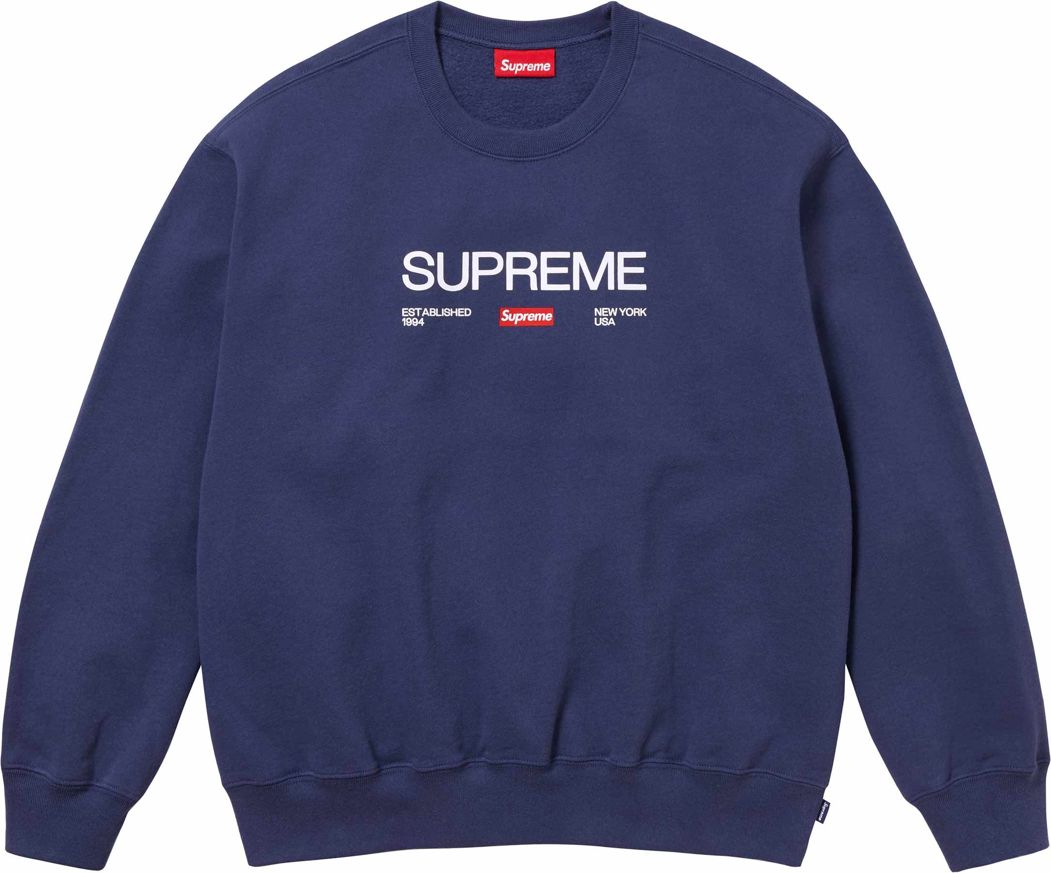 希少 Supreme Small Box Logo Crewneck 24FW Supreme Small Box Crewneck (FW24) - $138