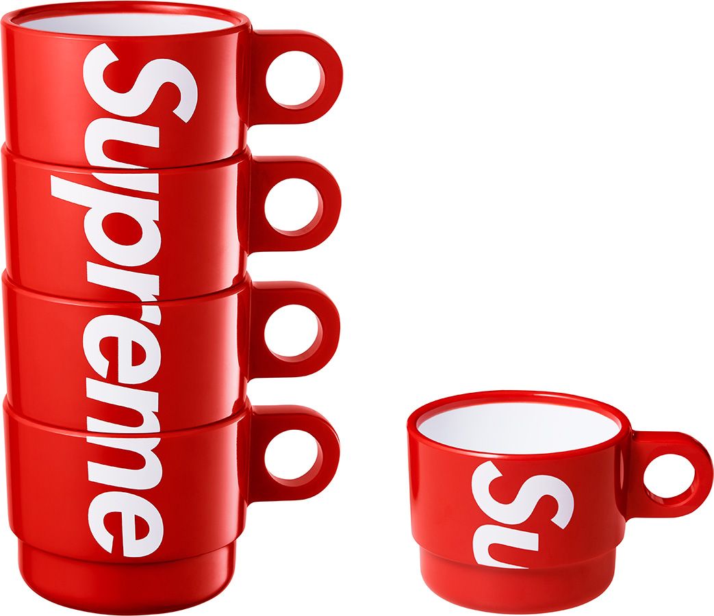 小物 Supreme18SS Chicken dinner plate ashtray Supreme Chicken Dinner Plate Ashtray White SS18 Box Logo Ash