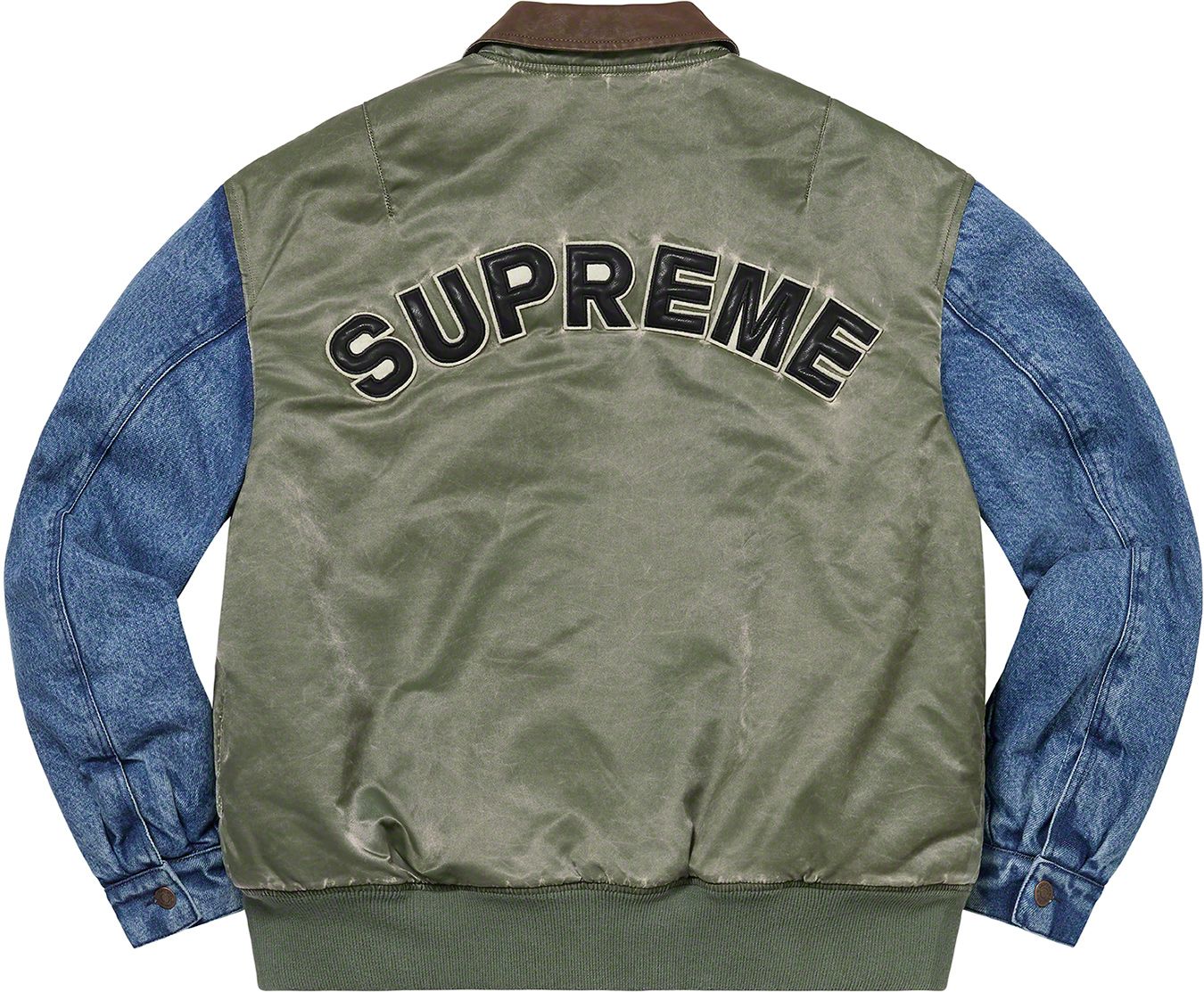 ジャケット・アウター Supreme Quilted Denim Pilot Jacket 2562 Supreme - Quilted Denime Pilot Jacket Wased Blueの通販 by