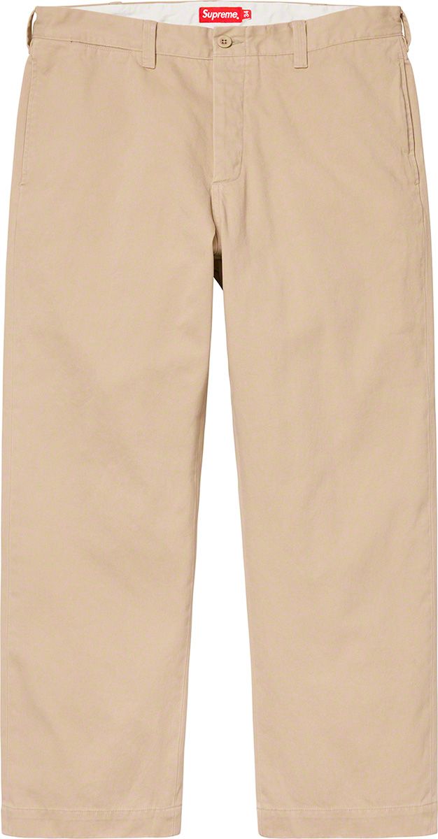 Supreme crown chino pant チノパン 36 ベージュ Fall/Winter 2019 Preview – Supreme