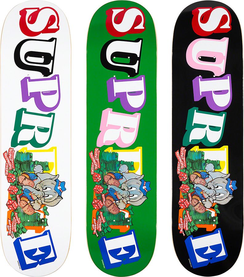 品薄 Supreme Gremlins Skateboard Greta Supreme Gremlins Skateboard Deck Greta FW22 New Sealed