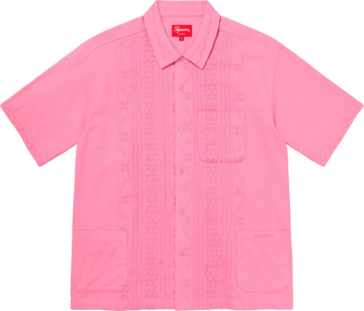 【完売品】supreme 20ss Embroidered S/S Shirt Spring/Summer 2020 Preview – Supreme