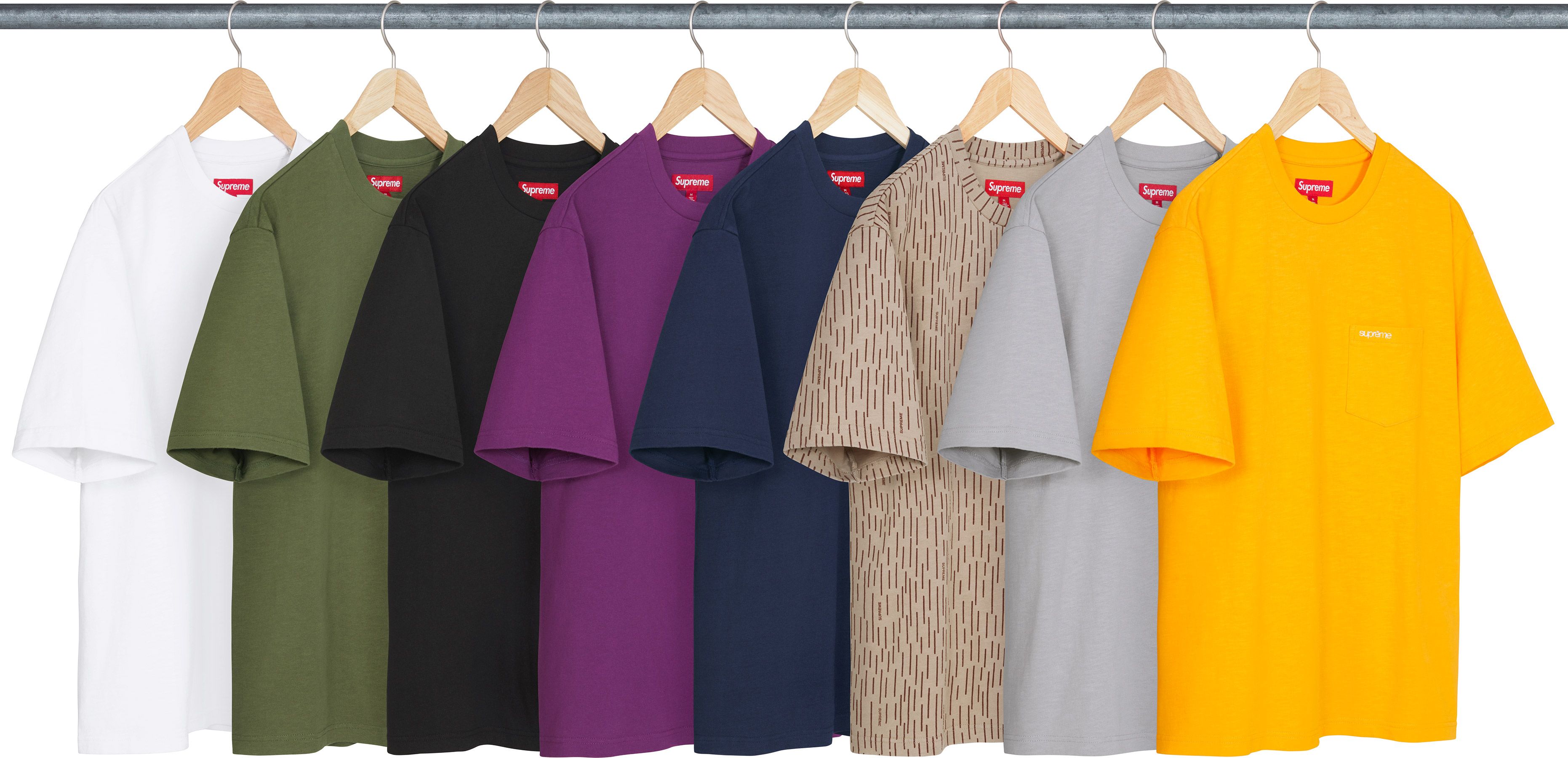 【正規品】Supreme 24fw Stencil Thermal Supreme Stencil Thermal S S Top (FW24) - $88