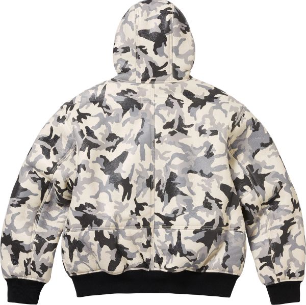 Supreme®/Schott® Shearling Hooded Work Jacket
