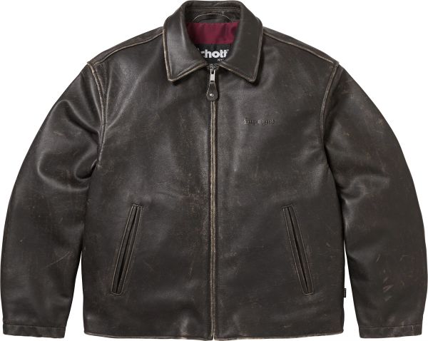 Supreme®/Schott® Leather Racer Jacket