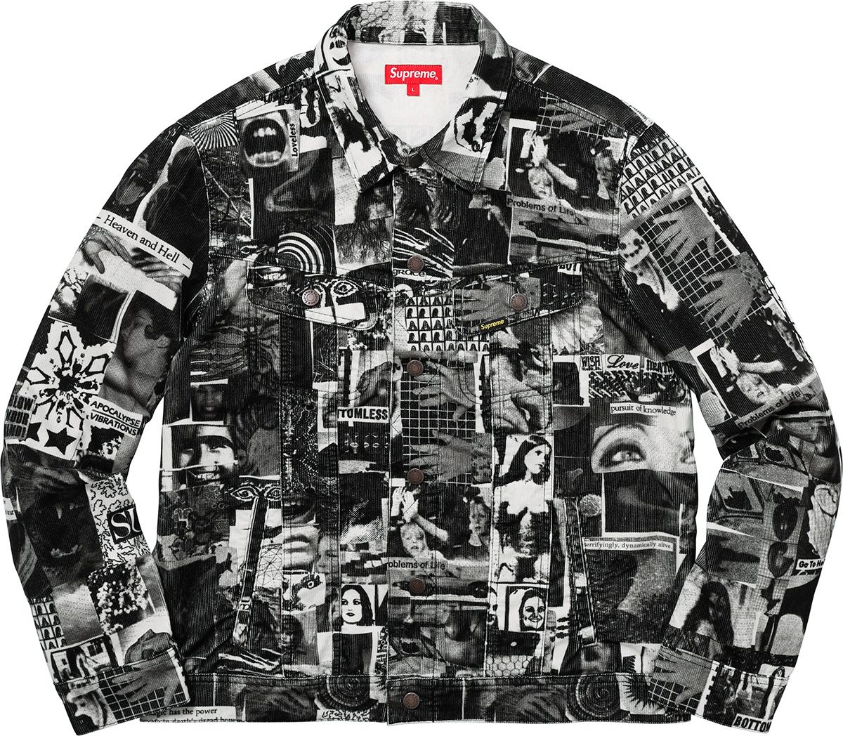 【即決OK】supreme vibration corduroy trucker Supreme Vibrations Corduroy Trucker Jacket (SS18) - $248