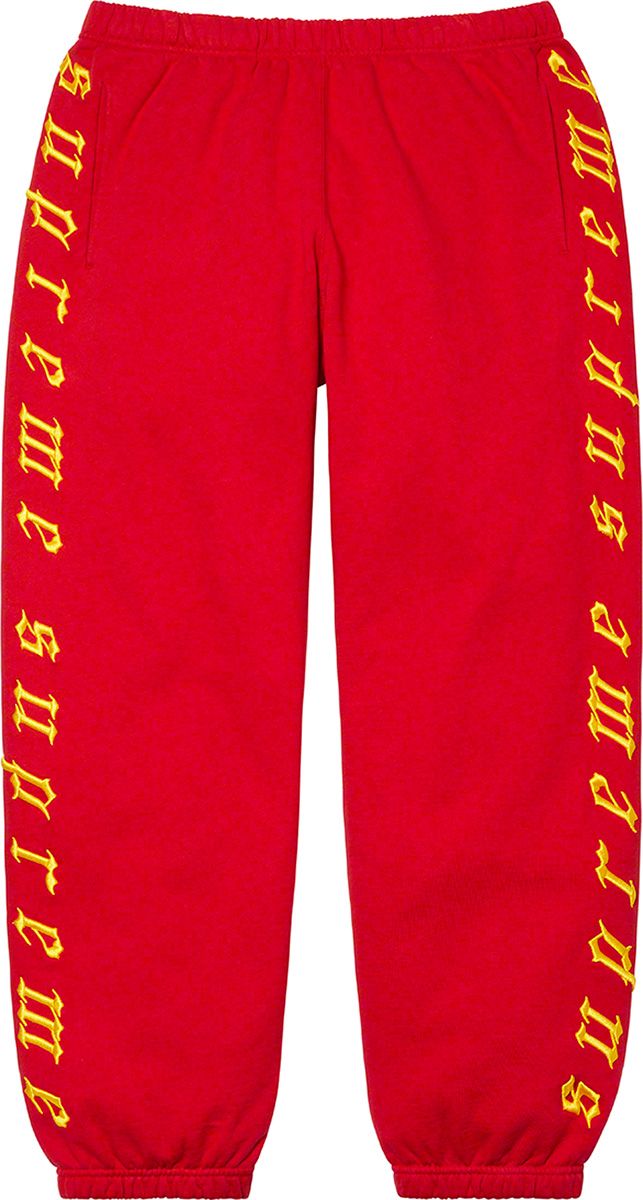 パンツ Supreme Leg Embroidery Sweatshort Supreme Laser Cut S Logo Sweatshort (SS21) - $118