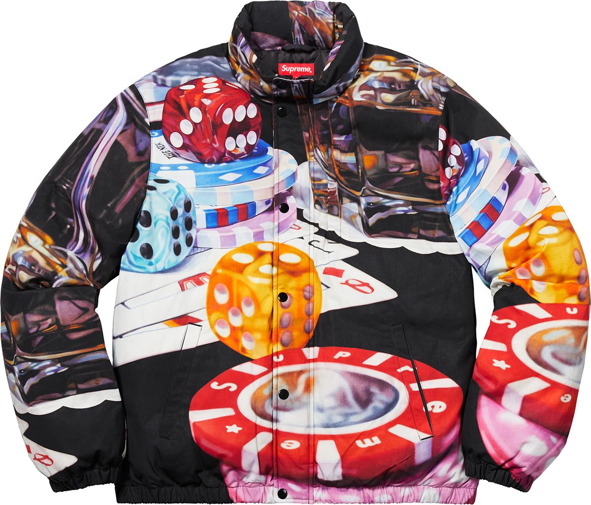 SUPREME18AW CasinoDown Jacketカジノダウンジャケット Supreme シュプリーム 18AW Casino Down Jacket カジノ ダウン