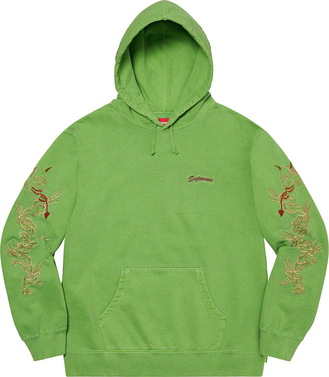 トップス supreme overdyed hooded sweatshirt L Supreme Overdyed Hooded Sweatshirt (SS19) - $148