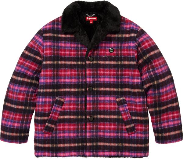 Plaid Car Coat