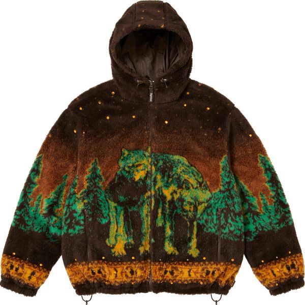Supreme®/b.b. Simon Reversible Hooded Fleece Jacket