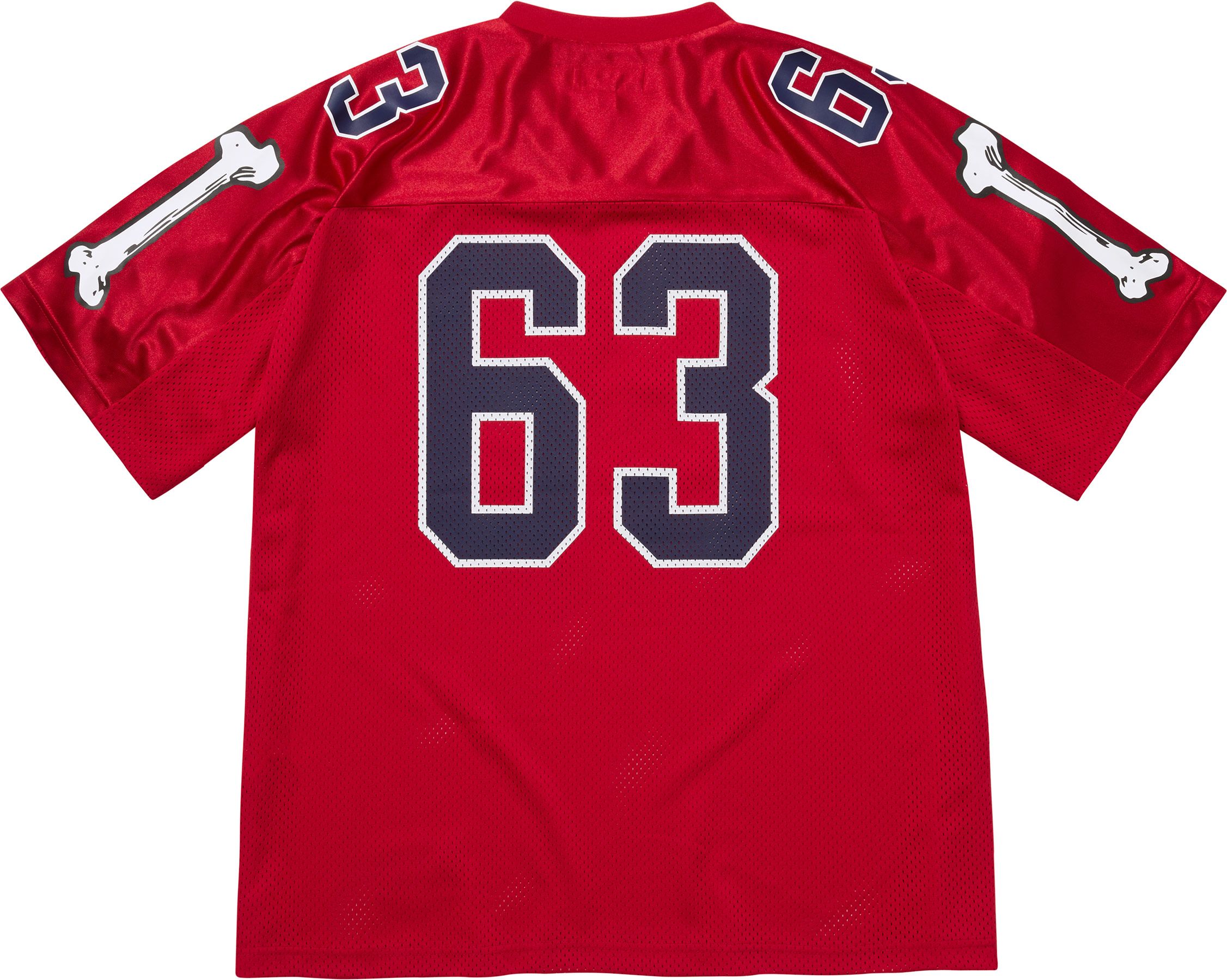 Supreme Bones Football Jersey 黒 M Supreme Bones Football Jersey Black Men's - FW25 - US