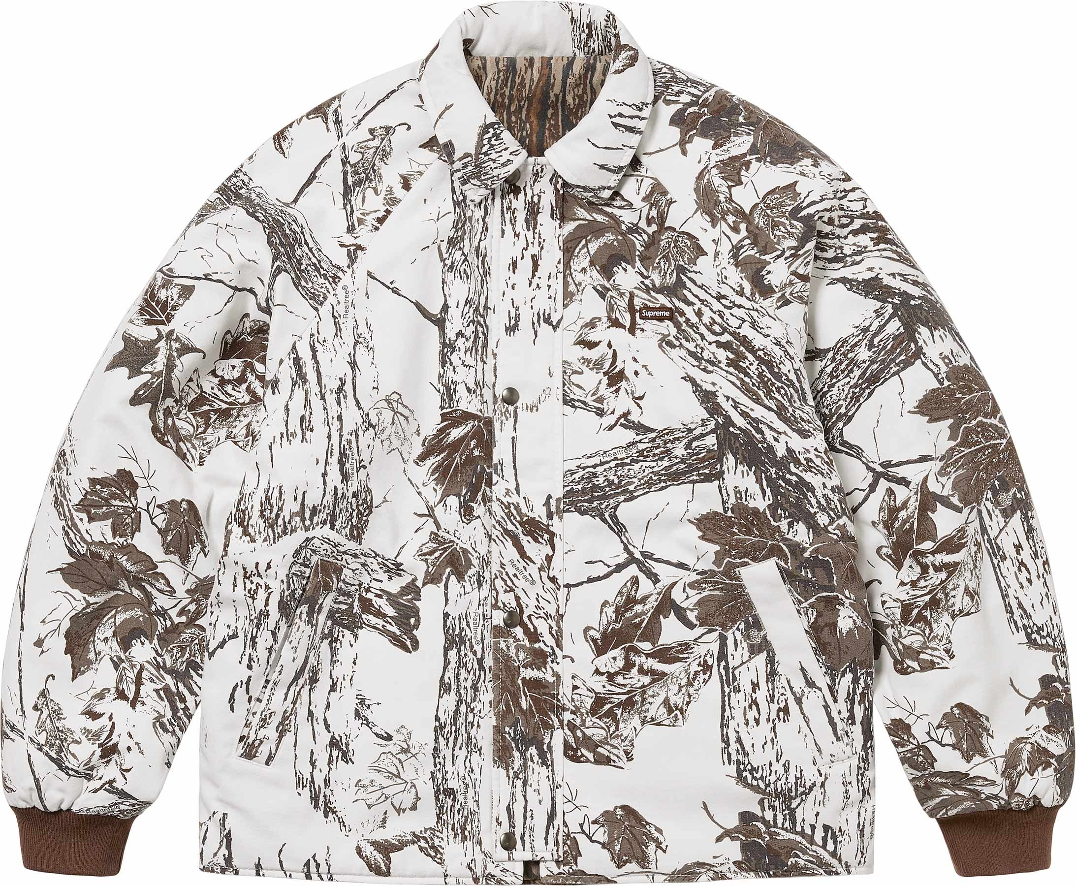ジャケット・アウター Supreme RealTree Reversible Work Jacket Supreme RealTree Reversible Quilted Work Jacket Black Men's